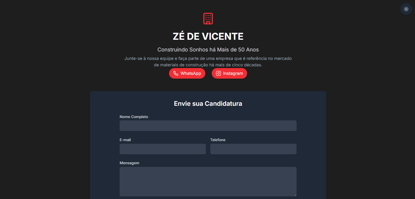 Recruitment Platform- Zé de Vicente